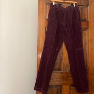 JCrew burgundy corduroy pants